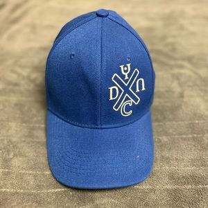 Blue White Cap